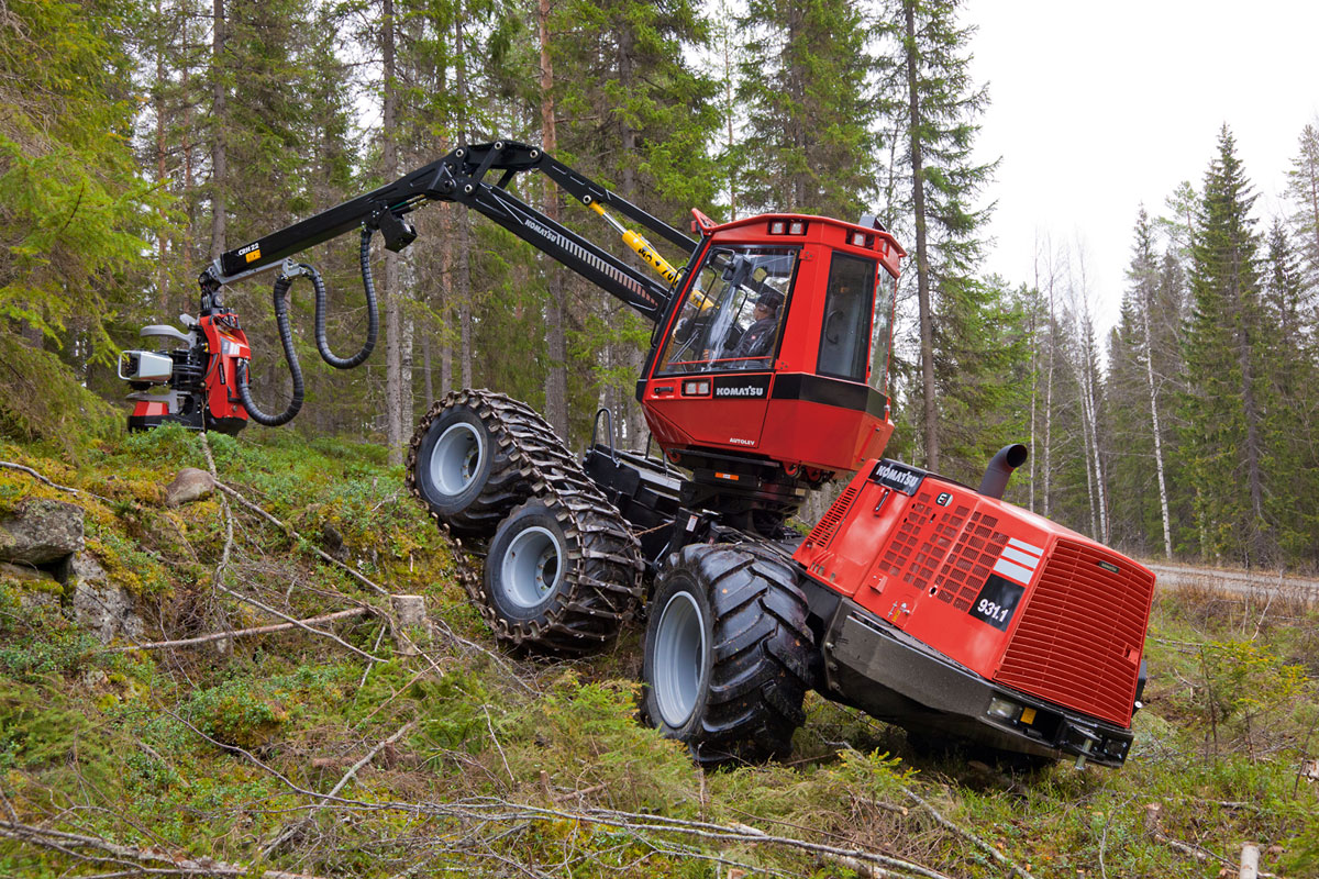 Filing tuning di alta qualità Komatsu Forest 941.1  8.4 SISU 84CTA 286hp