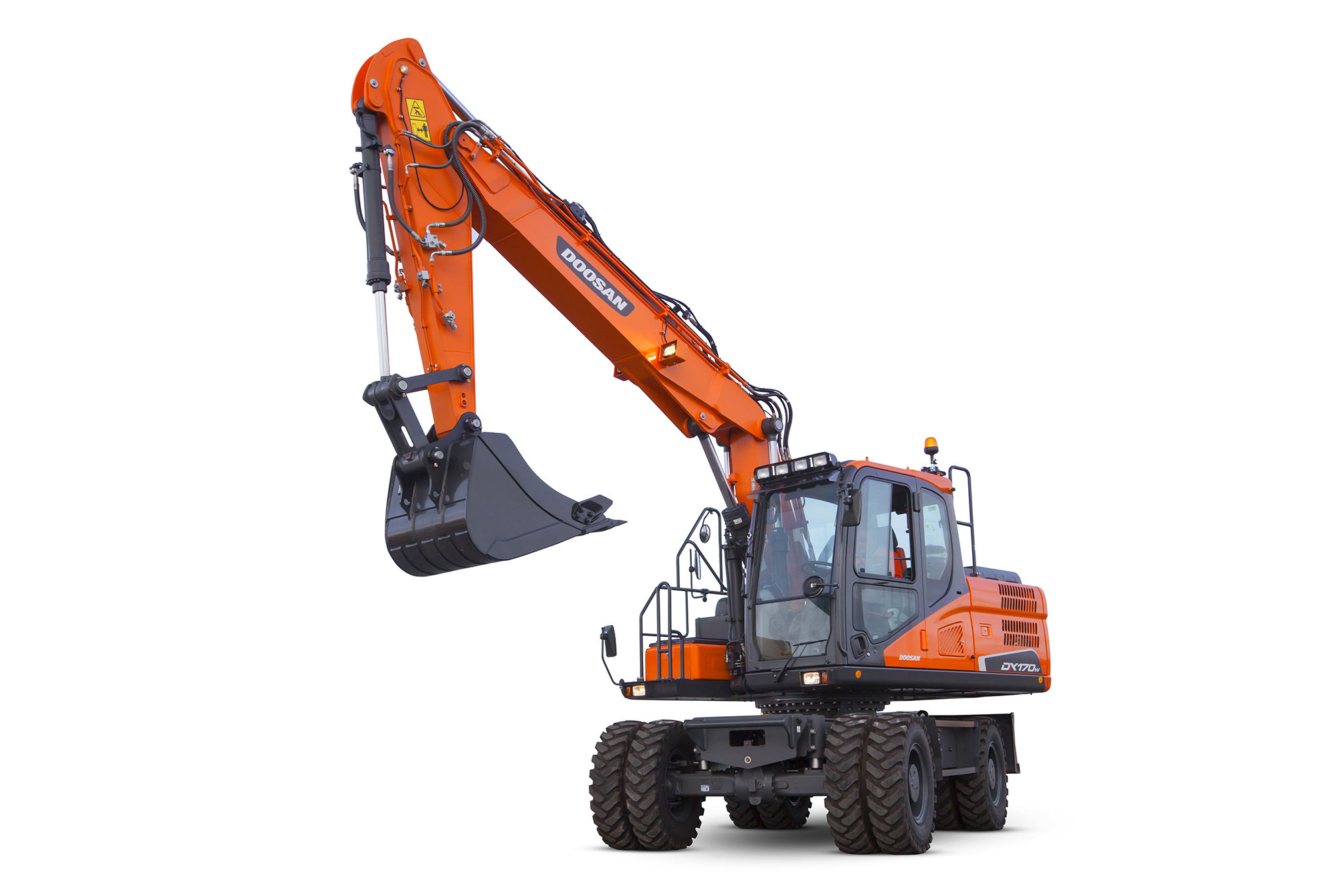 Filing tuning di alta qualità Doosan Wheel Excavator DX170W 5.9 V6 138hp