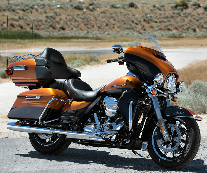 Harley Davidson Touring оранжевый